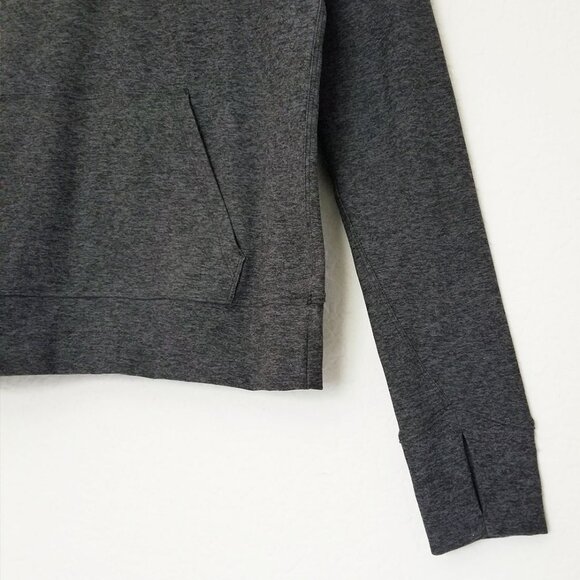 Outdoor Voices Women's Cloudknit All Day Hoodie Sweatshirt M Charcoal Gray SOFT - Picture 10 of 15